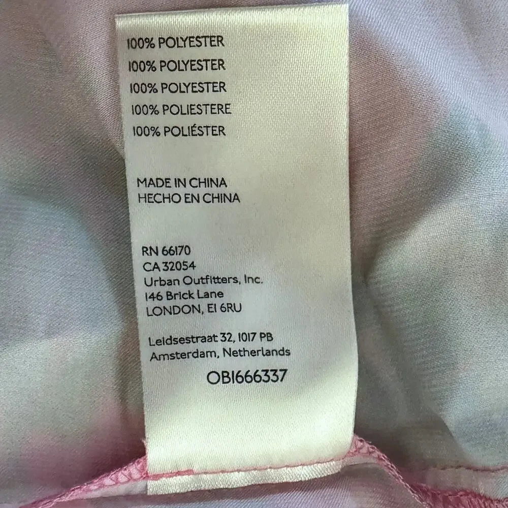 Free People Everything’s Rosie Midi Skirt Women's 15 Pink Combo Cottagecore NEW - Picture 7 of 7